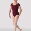 Girls Mirella Classic Short Sleeve Leotard
