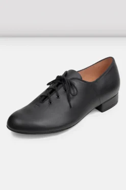 Mens Jazz Oxford Character Shoes With Leather Sole