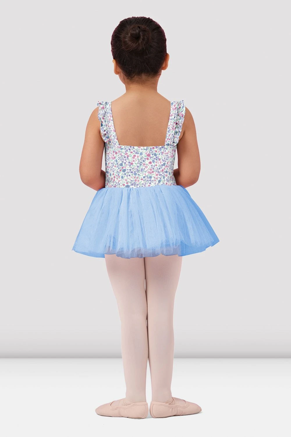 Girls Mirella Ditsy Floral Wide Strap Tutu Dress - Image 2