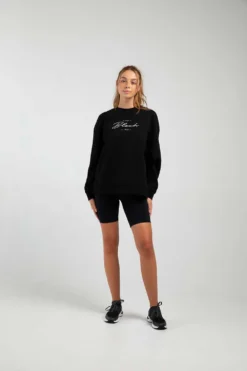 Off-Duty Oversized Crew Sweatshirt